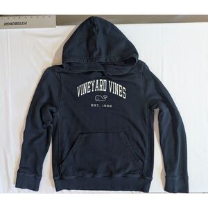 Vineyard Vines Boys' Graphic Hoodie Nautical Navy Size L (16)